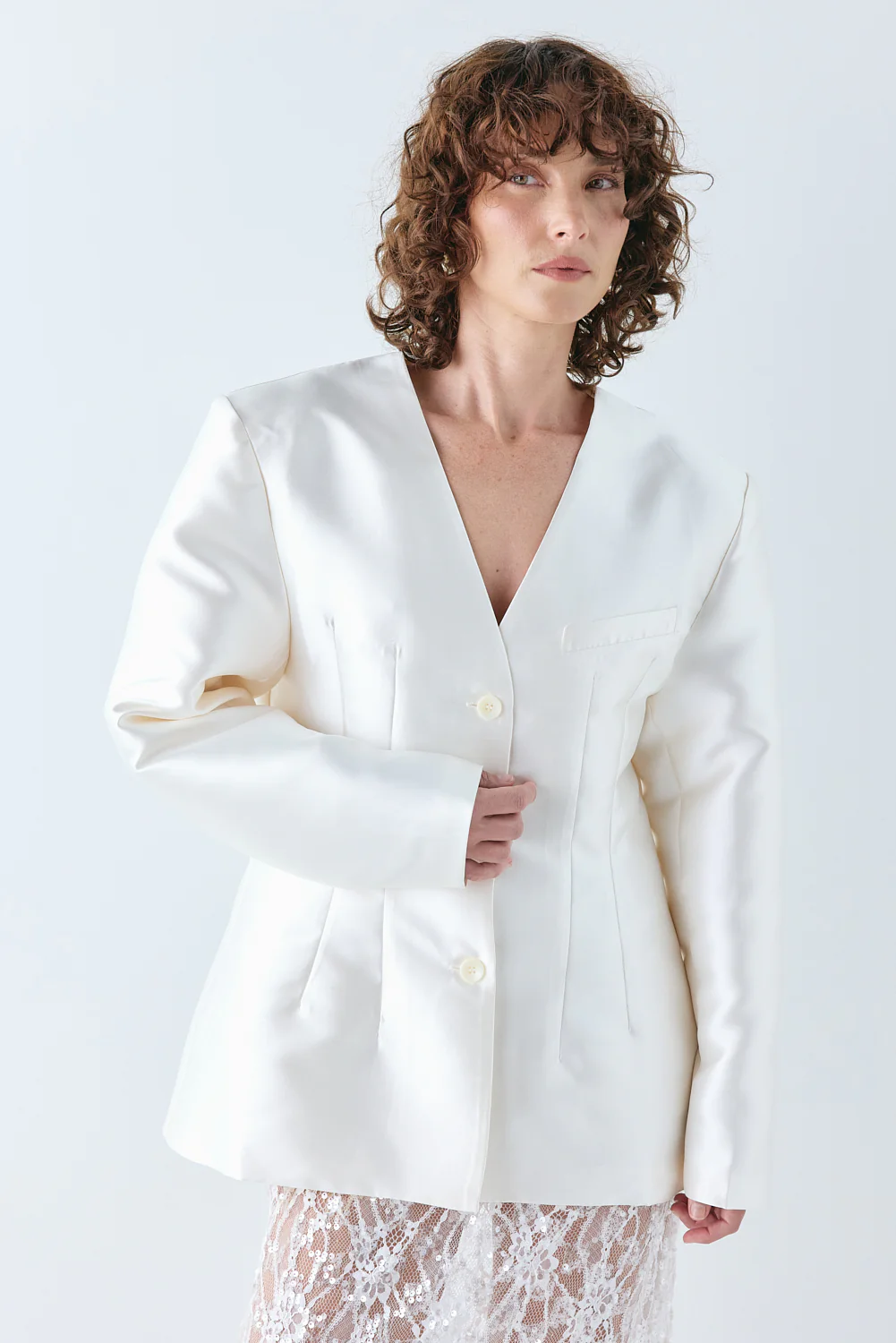 Dalton Blazer Cream - Image 3