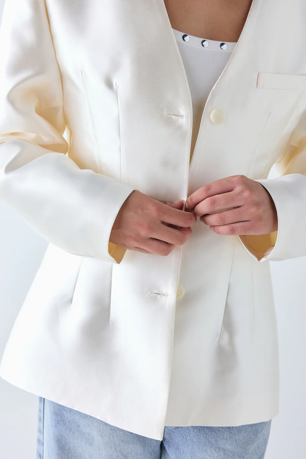Dalton Blazer Cream - Image 4