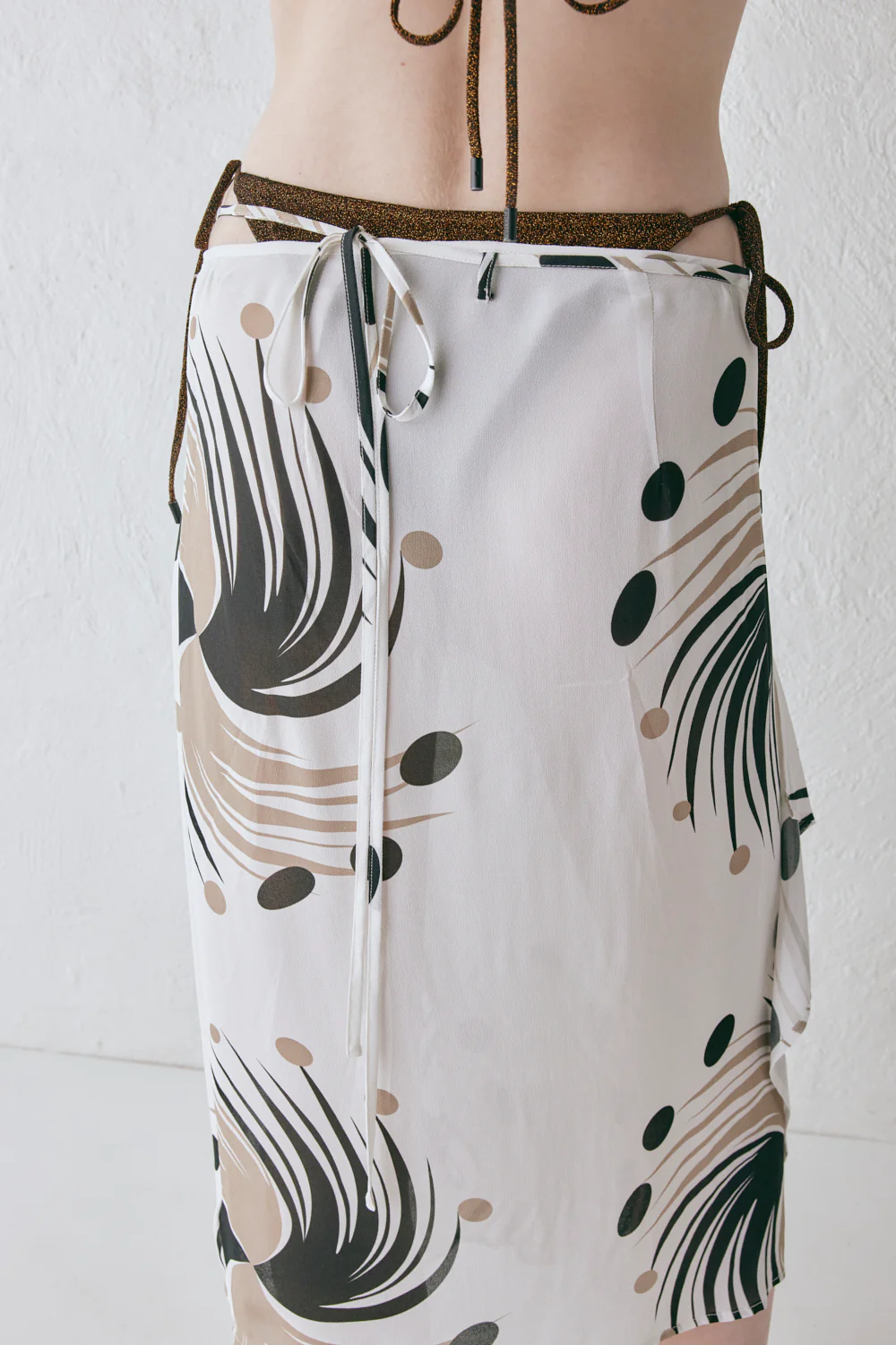 Delfi Wrap Midi Skirt Neo - Image 2