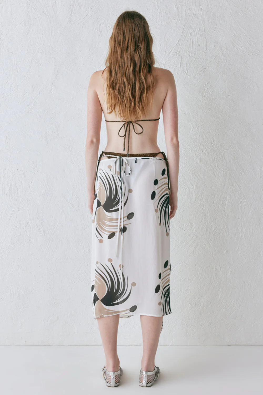 Delfi Wrap Midi Skirt Neo - Image 8