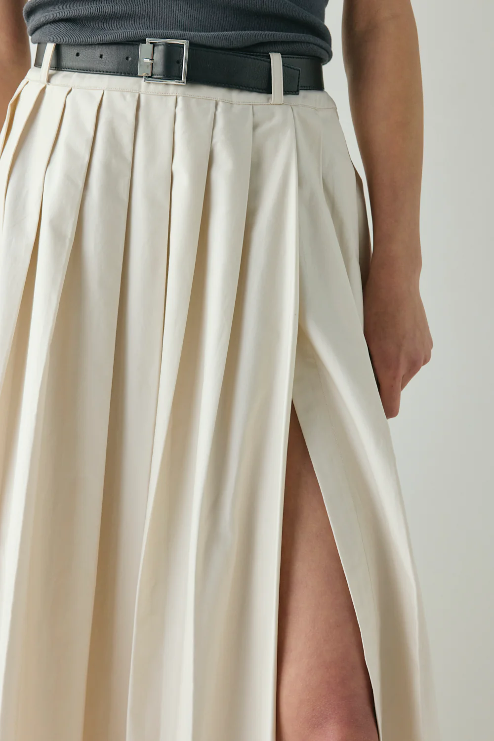 Delphi Maxi Skirt Cream - Image 2