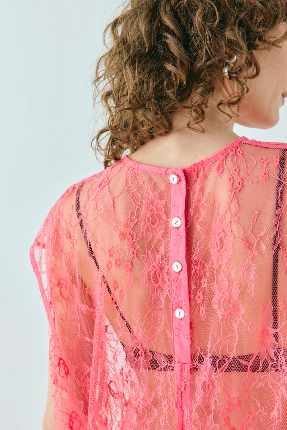 Devyn Lace Top Pink - Image 6
