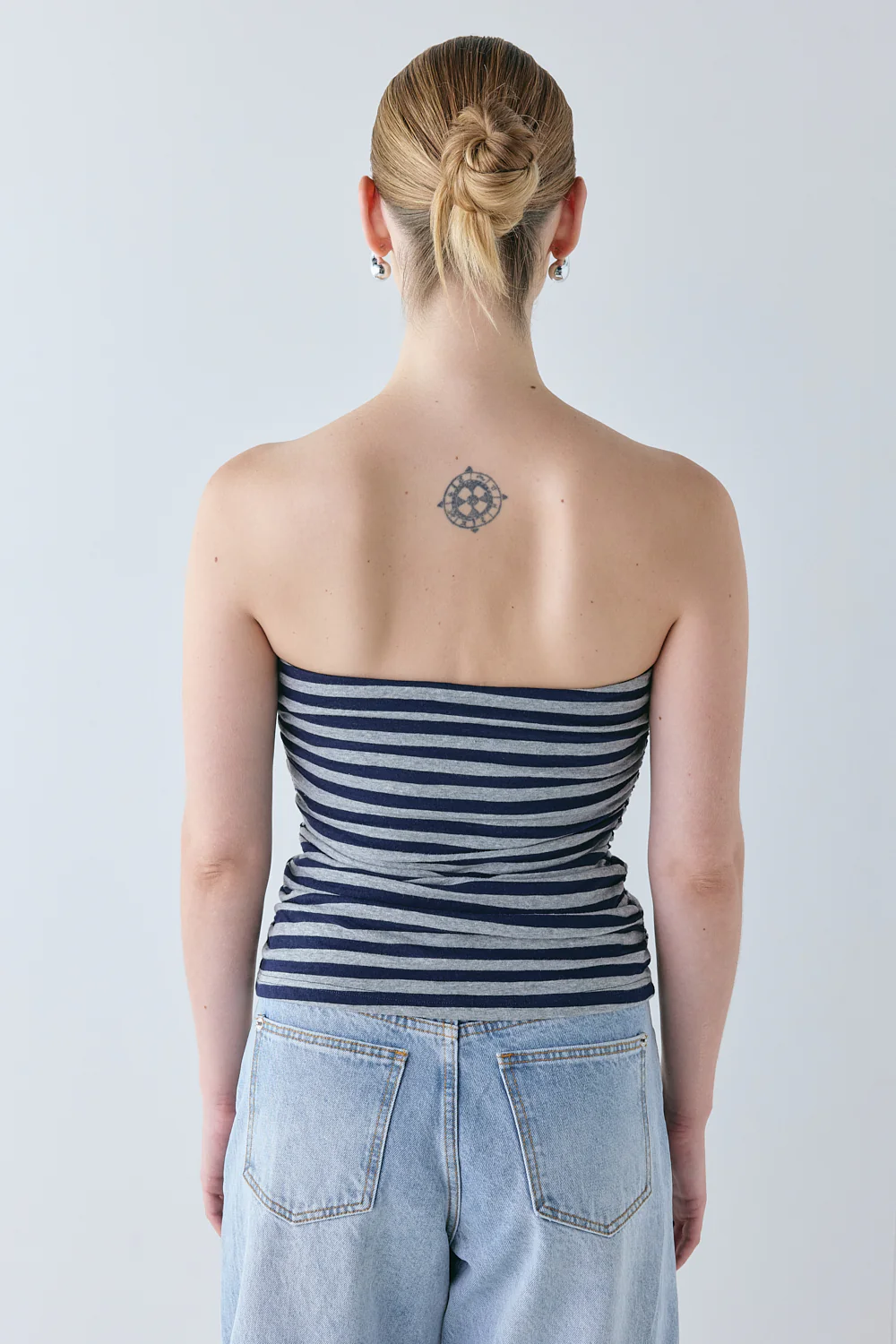 Dominique Top Navy Stripe - Image 7