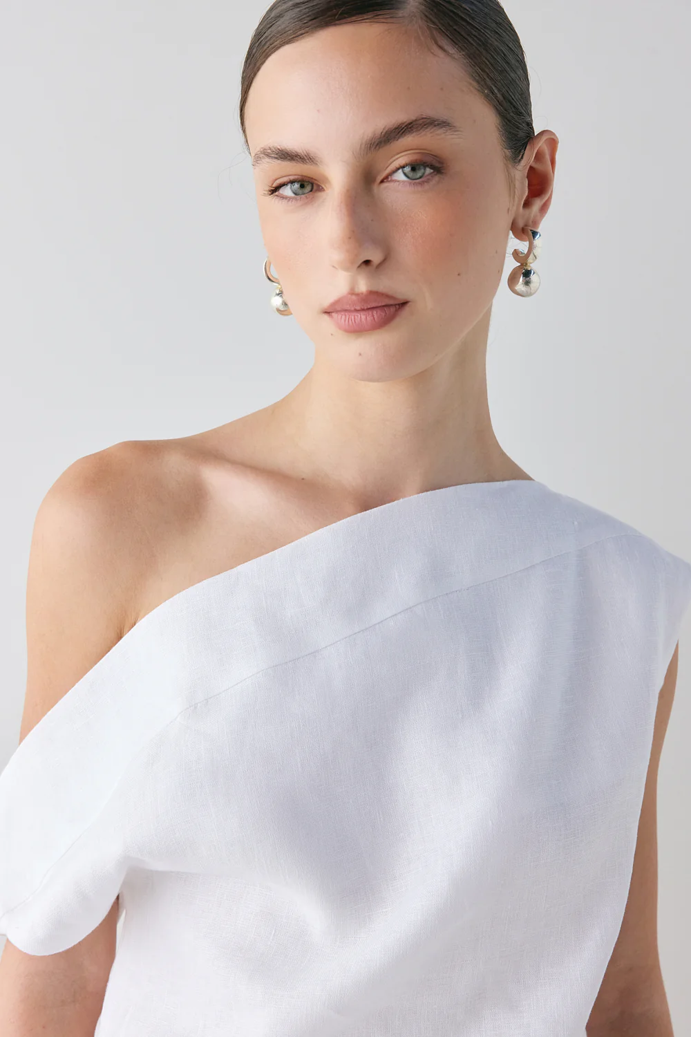 Eilish Linen Top White - Image 4