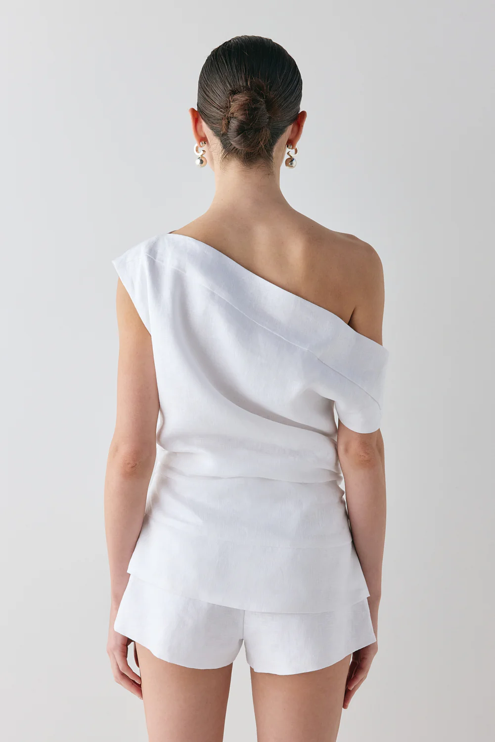 Eilish Linen Top White - Image 7