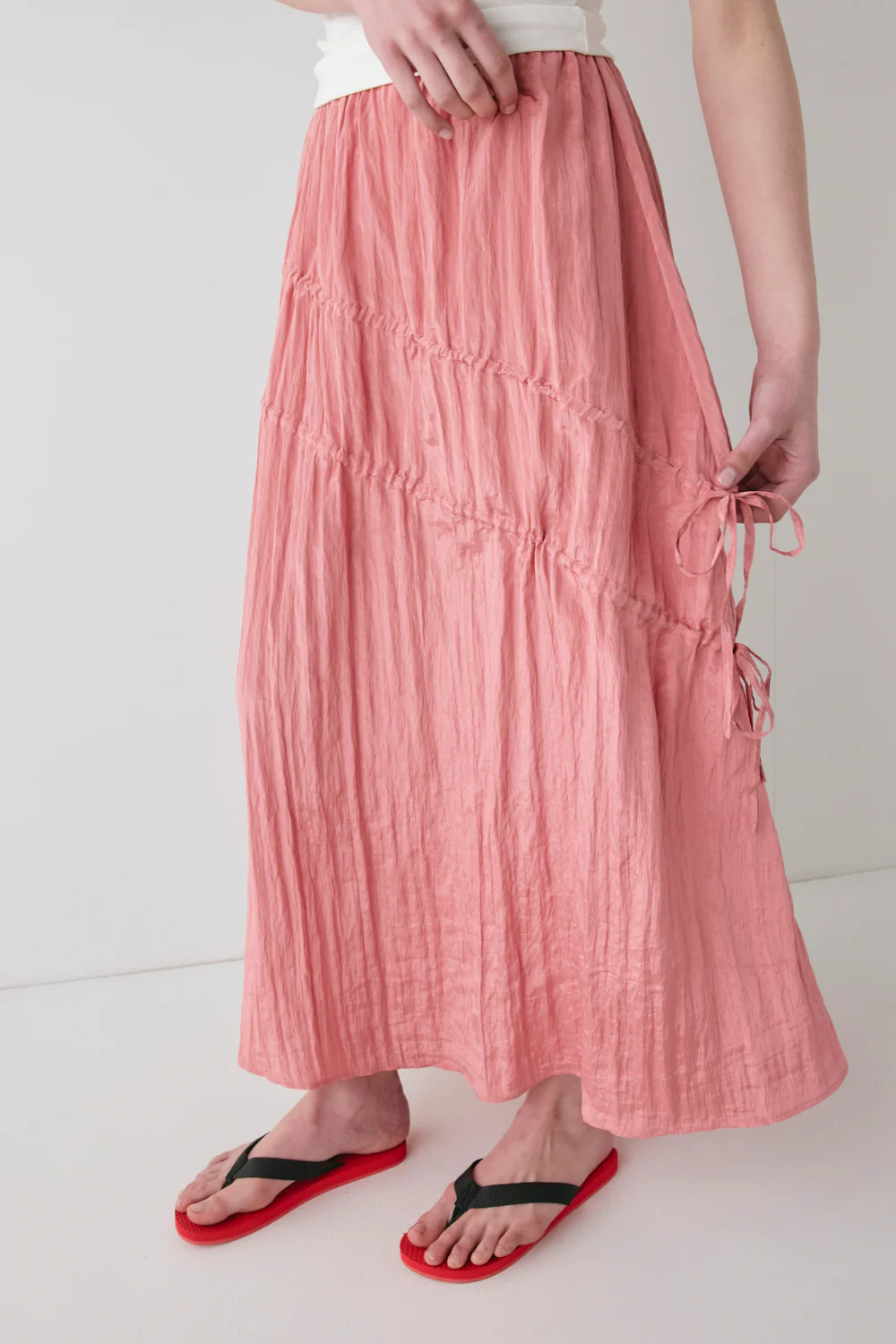 Elise Midi Skirt Pink - Image 2