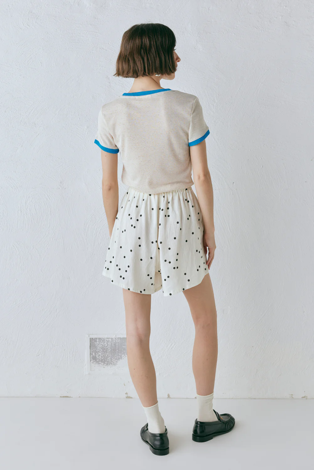 Eliza Linen Shorts Dot - Image 10