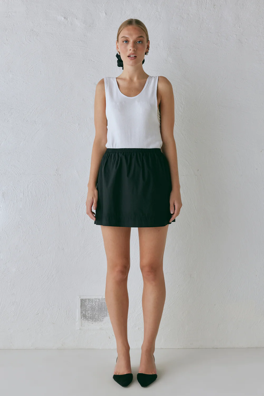 Elka Mini Skirt Black - Image 4