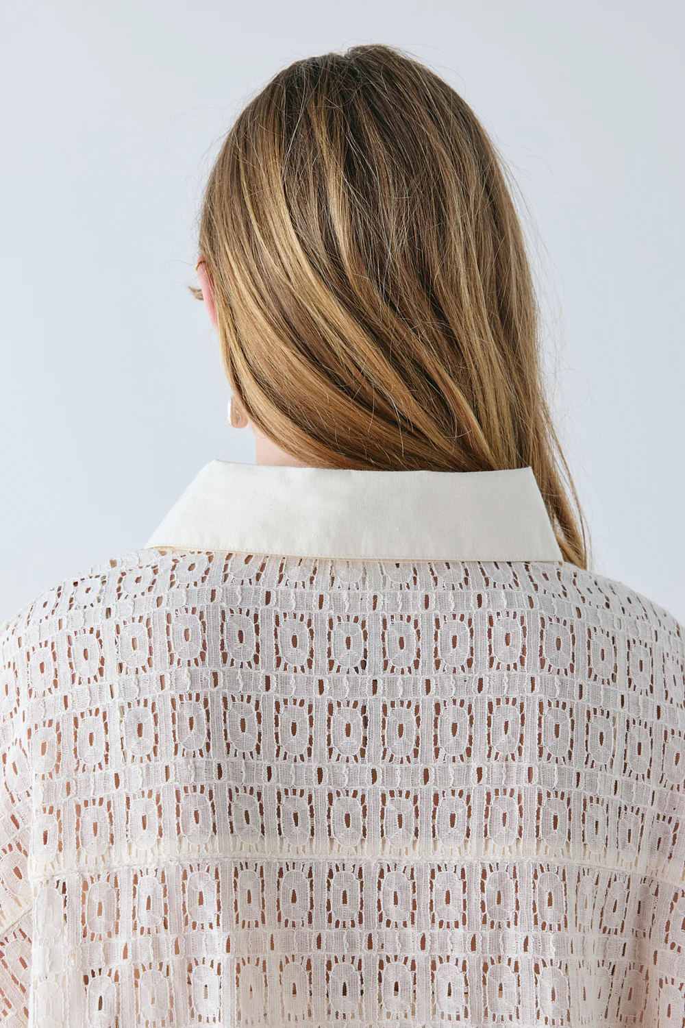 Elle Lace Polo Cream - Image 6