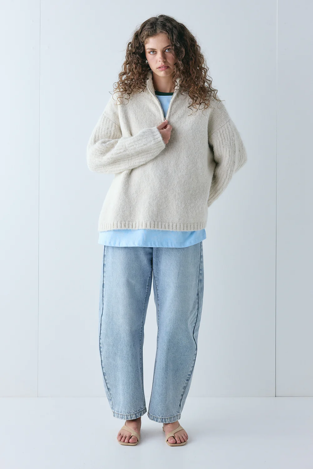 Ellis Knit Jumper Cream