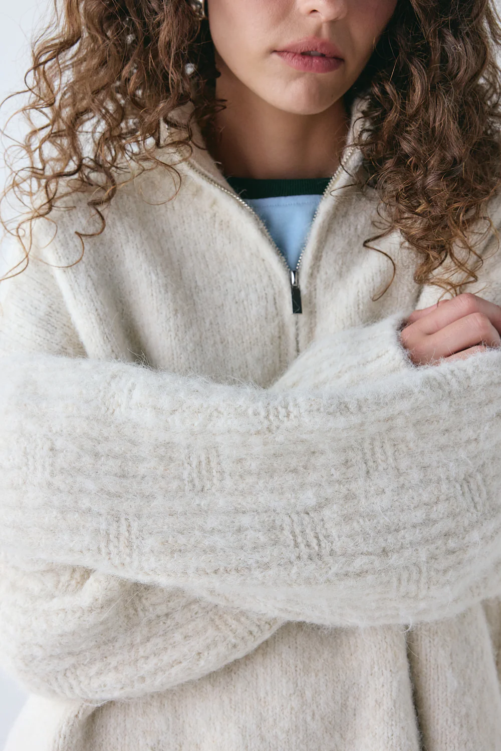 Ellis Knit Jumper Cream - Image 5
