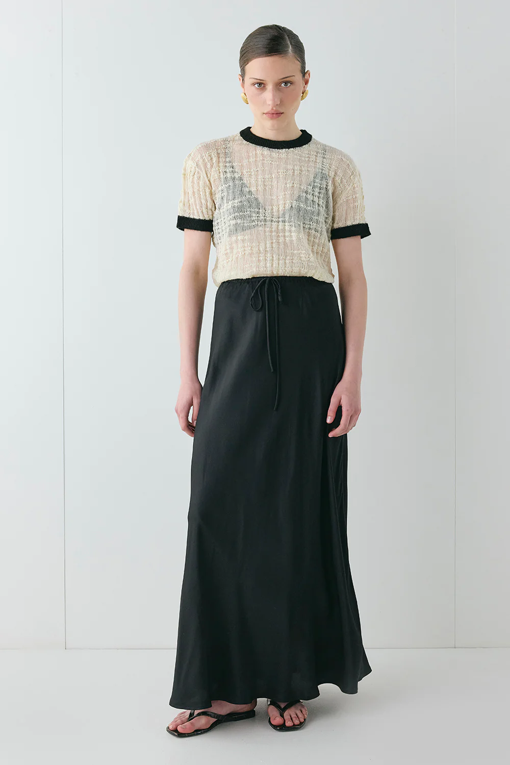Elodie Maxi Skirt Black