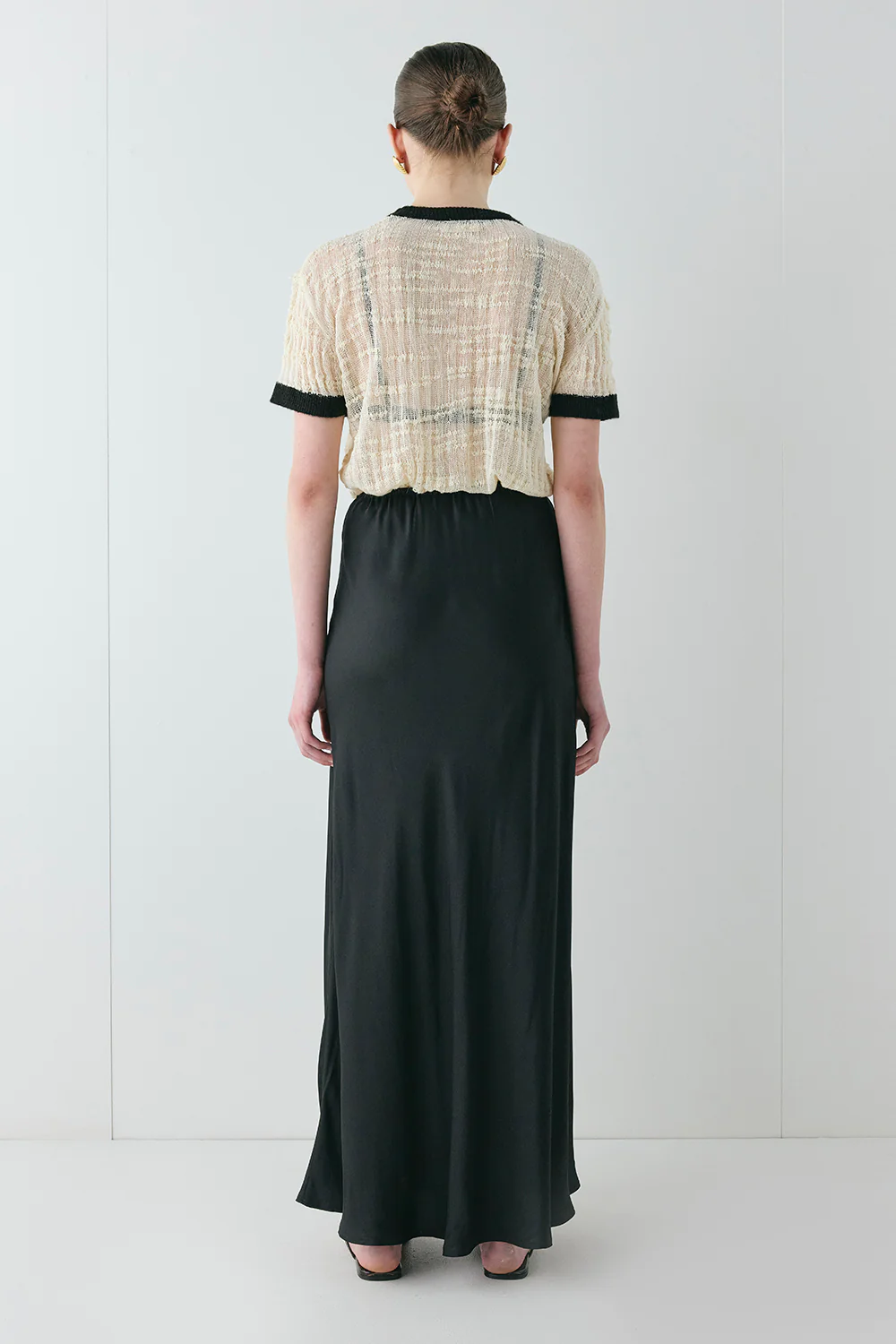 Elodie Maxi Skirt Black - Image 6