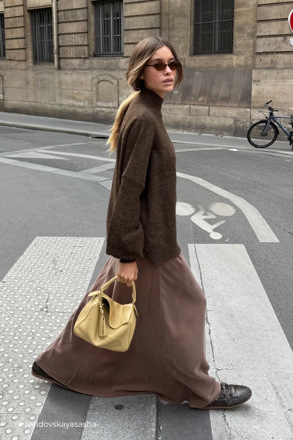 Elodie Maxi Skirt Brown - Image 2