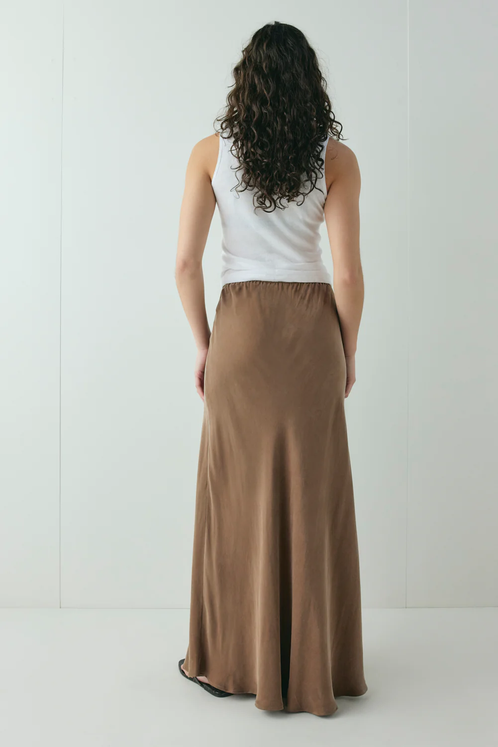 Elodie Maxi Skirt Brown - Image 7