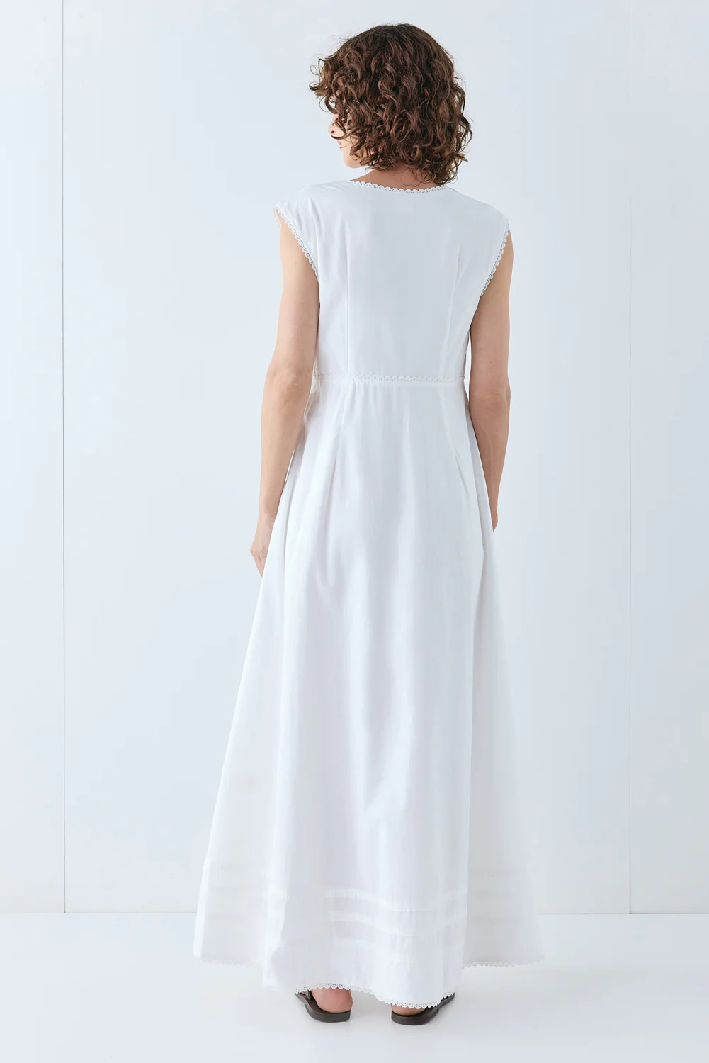 Eloise Maxi Dress White - Image 8
