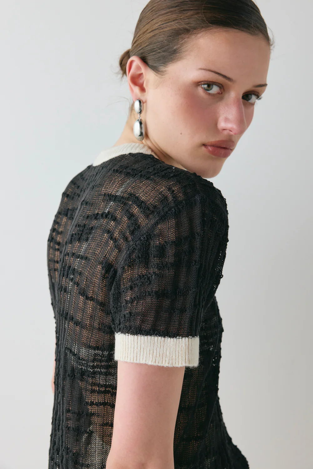 Elvi Knit Top Black - Image 2