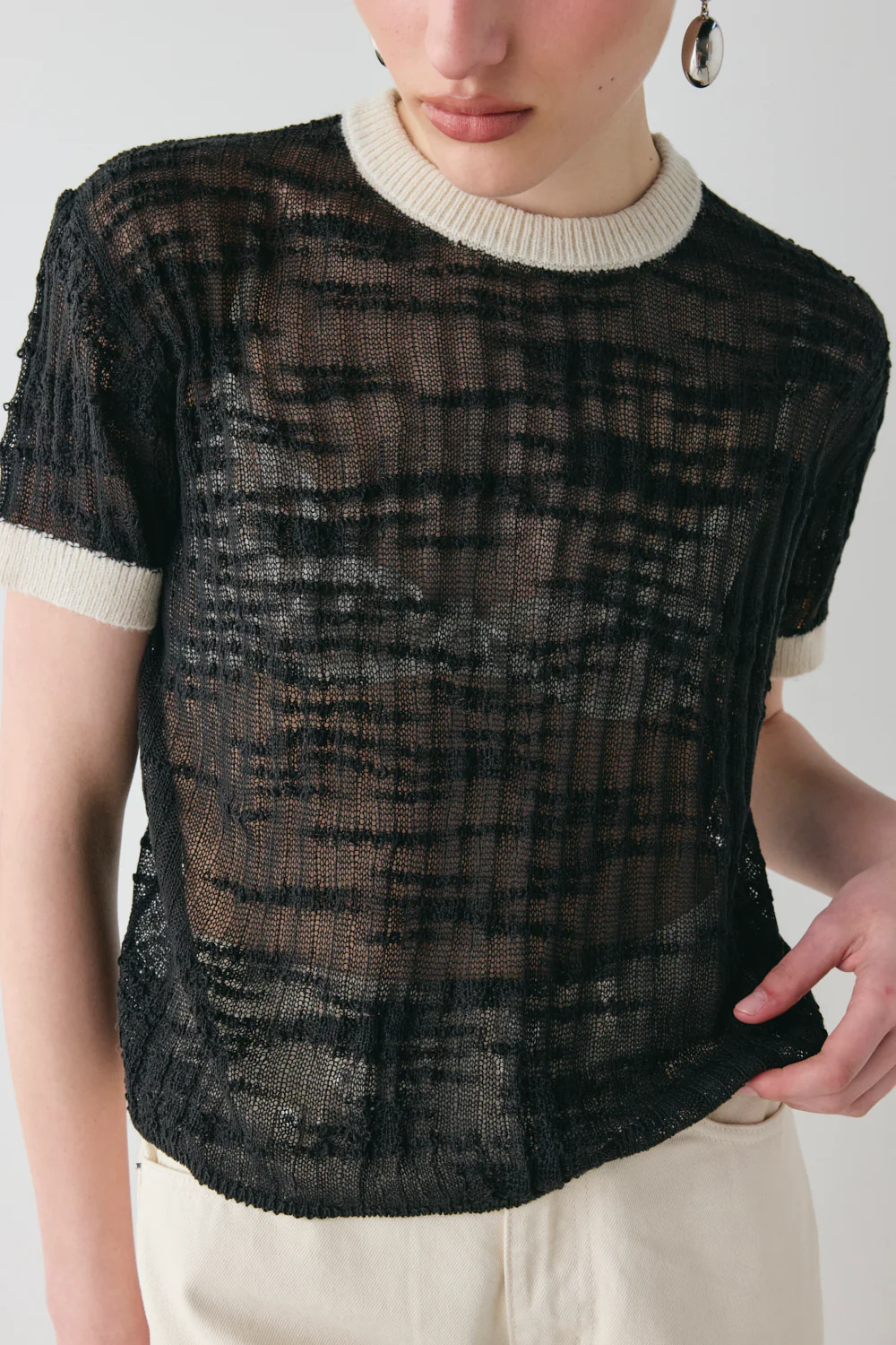 Elvi Knit Top Black - Image 5