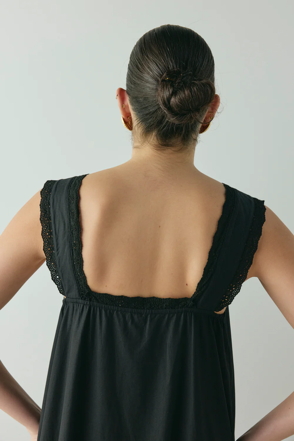 Emory Midi Dress Black - Image 4