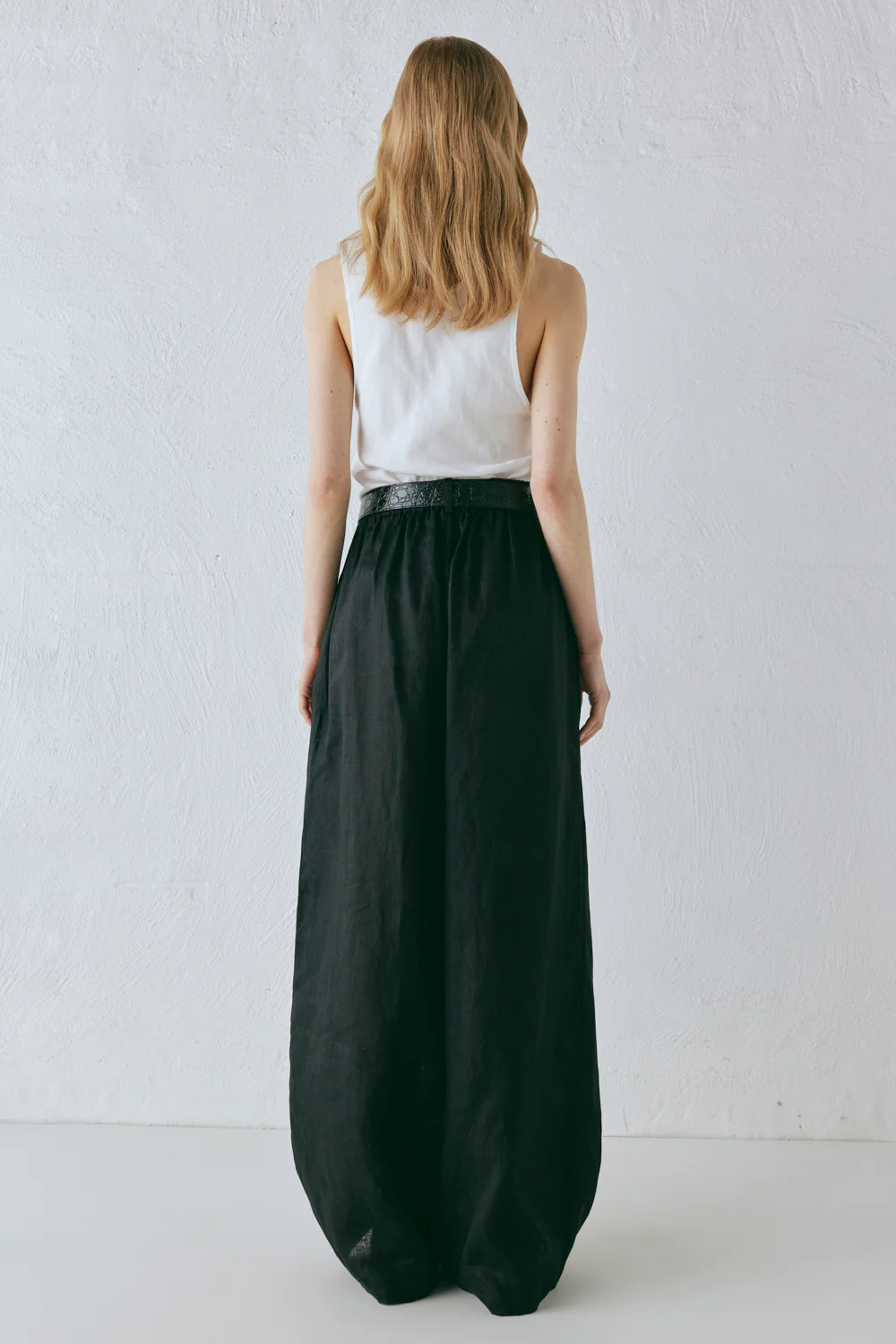 Energy Flows Linen Pants Black - Image 7