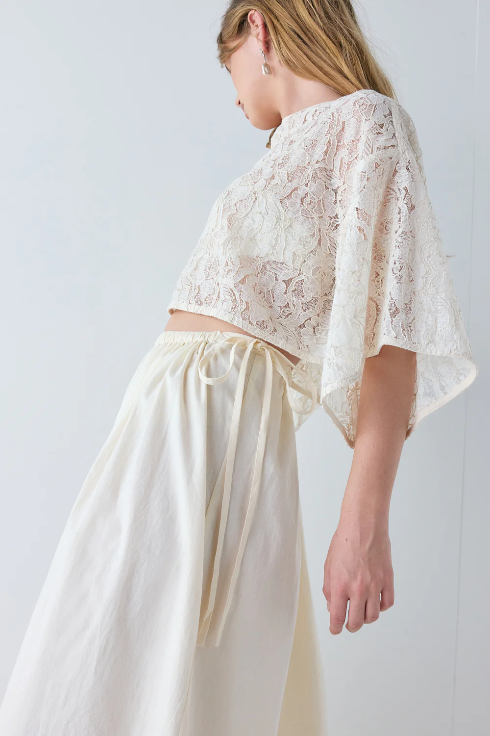 Fia Maxi Skirt Cream - Image 10