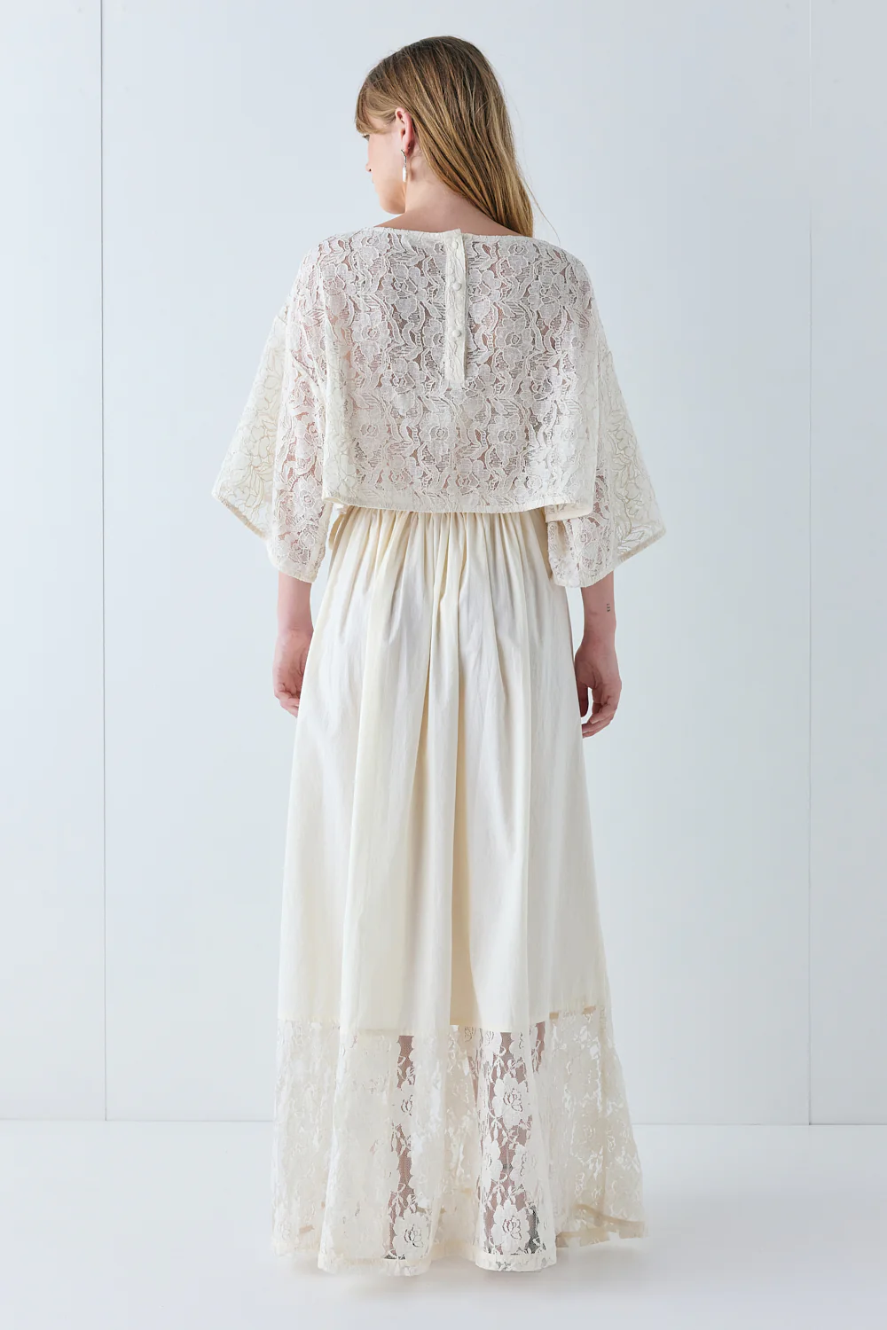 Fia Maxi Skirt Cream - Image 6
