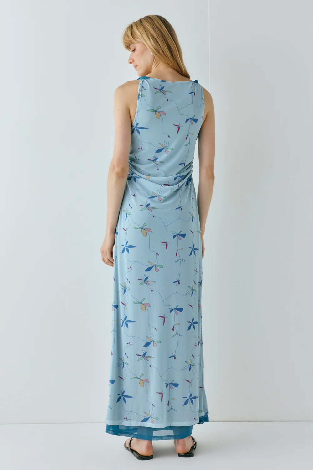 Fredrika Mesh Maxi Dress Sol - Image 8