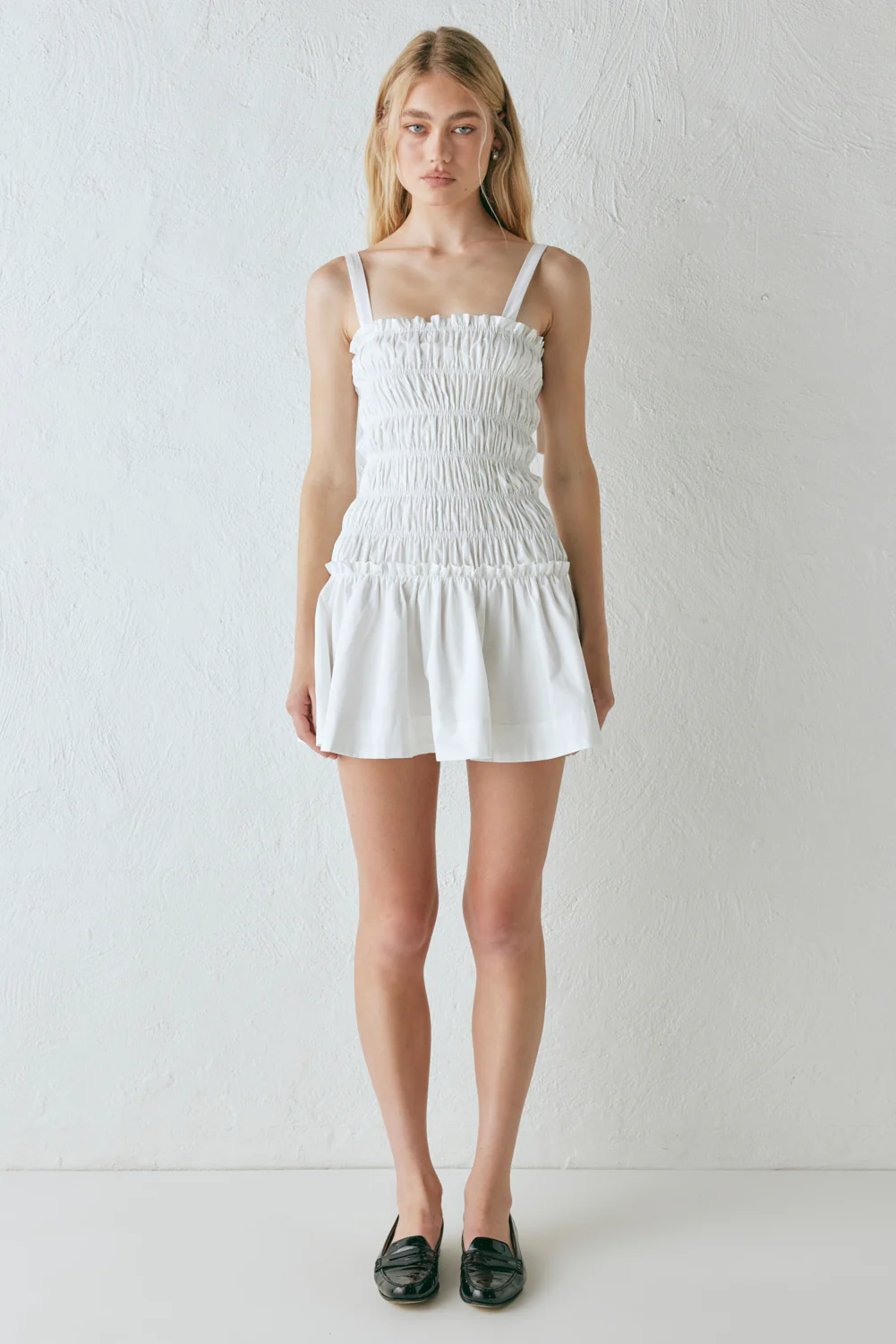 Gabi Mini Dress White - Image 3