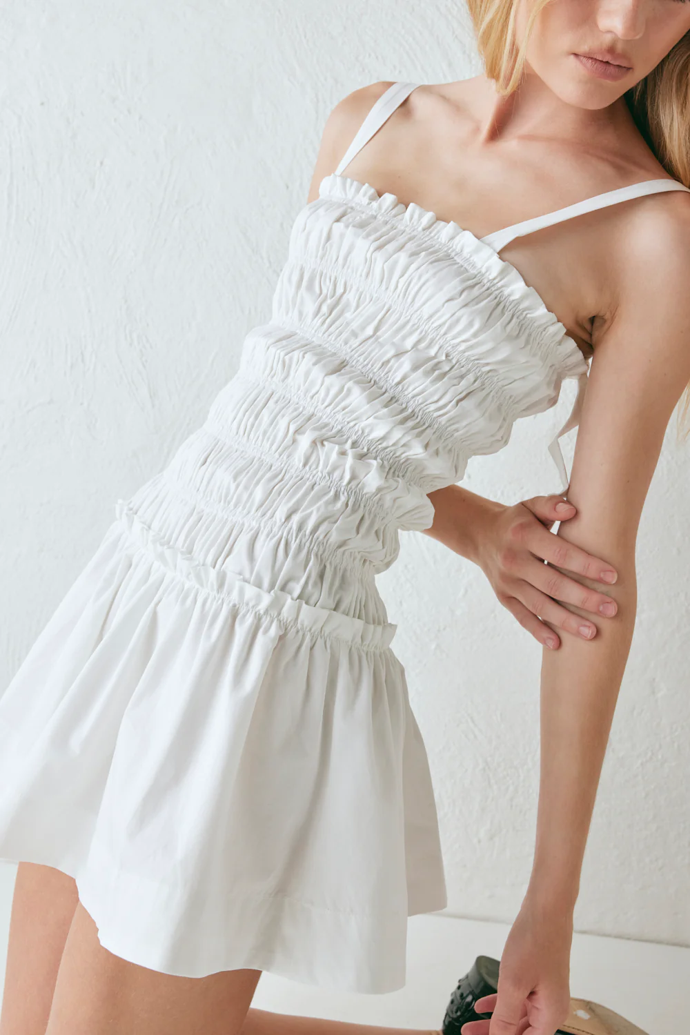 Gabi Mini Dress White - Image 9