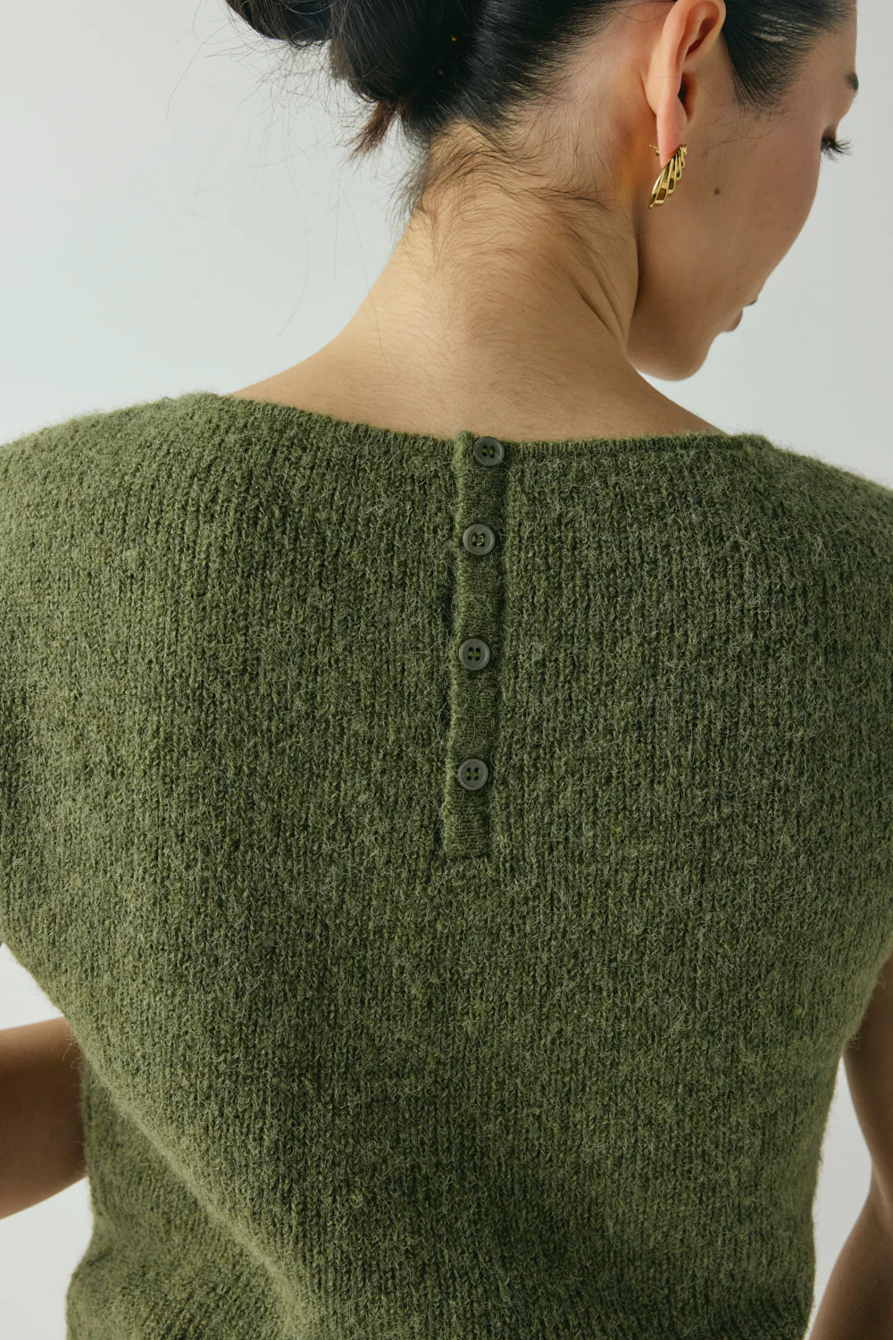 Greta Knit Top Olive - Image 6