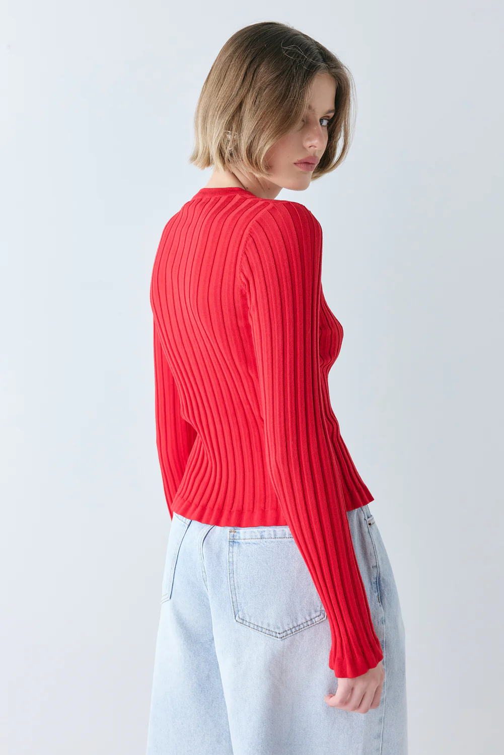 Hattie Knit Top Red - Image 4