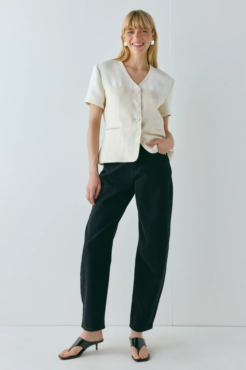 Hazel Top Cream - Image 3
