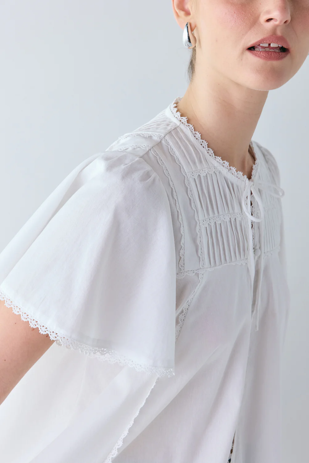 Henriette Smock Top White - Image 5