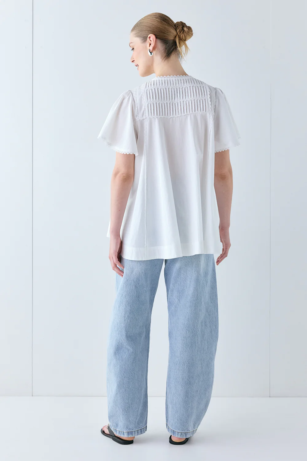 Henriette Smock Top White - Image 7