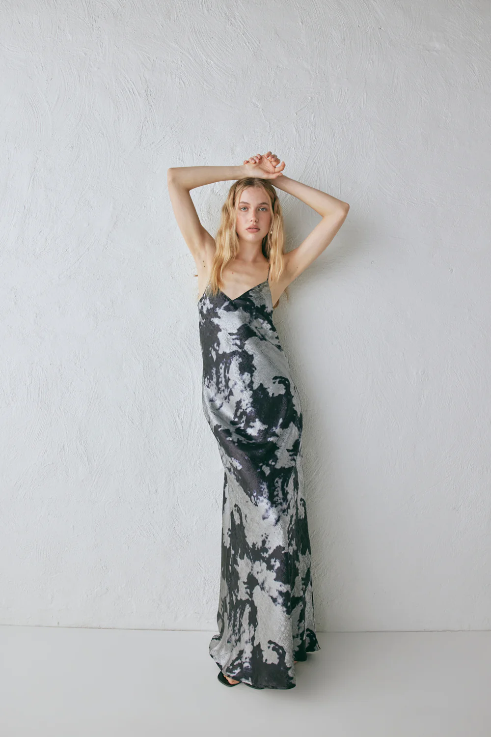 Ida Maxi Dress Silver - Image 7