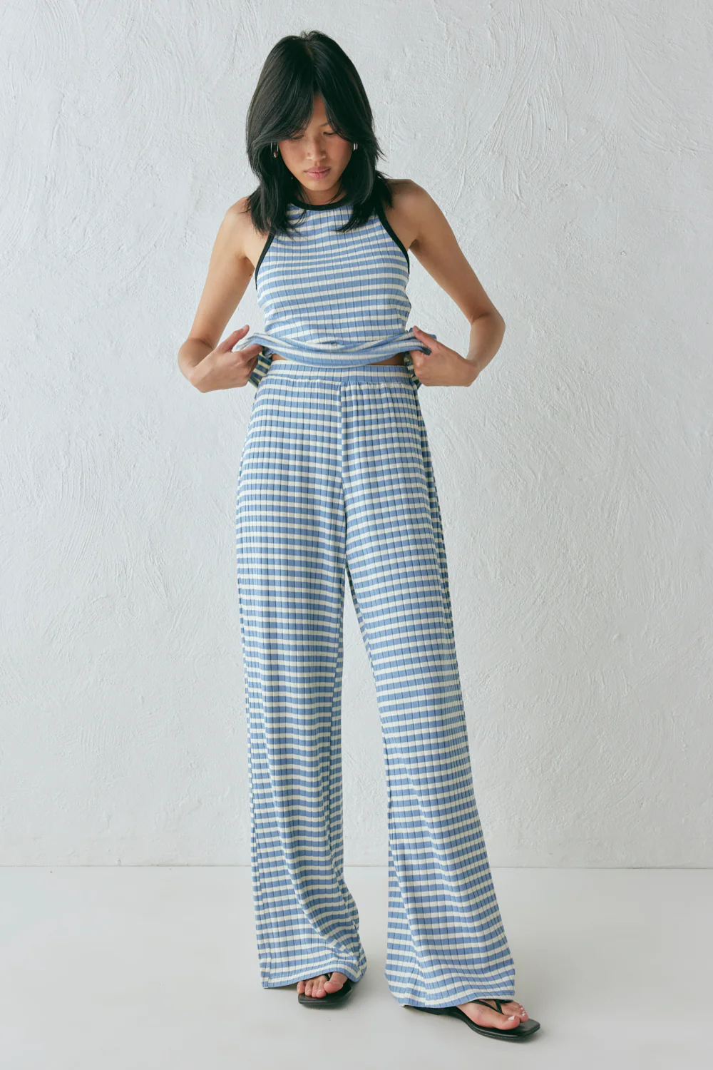 Imogen Pants Blue Stripe - Image 2