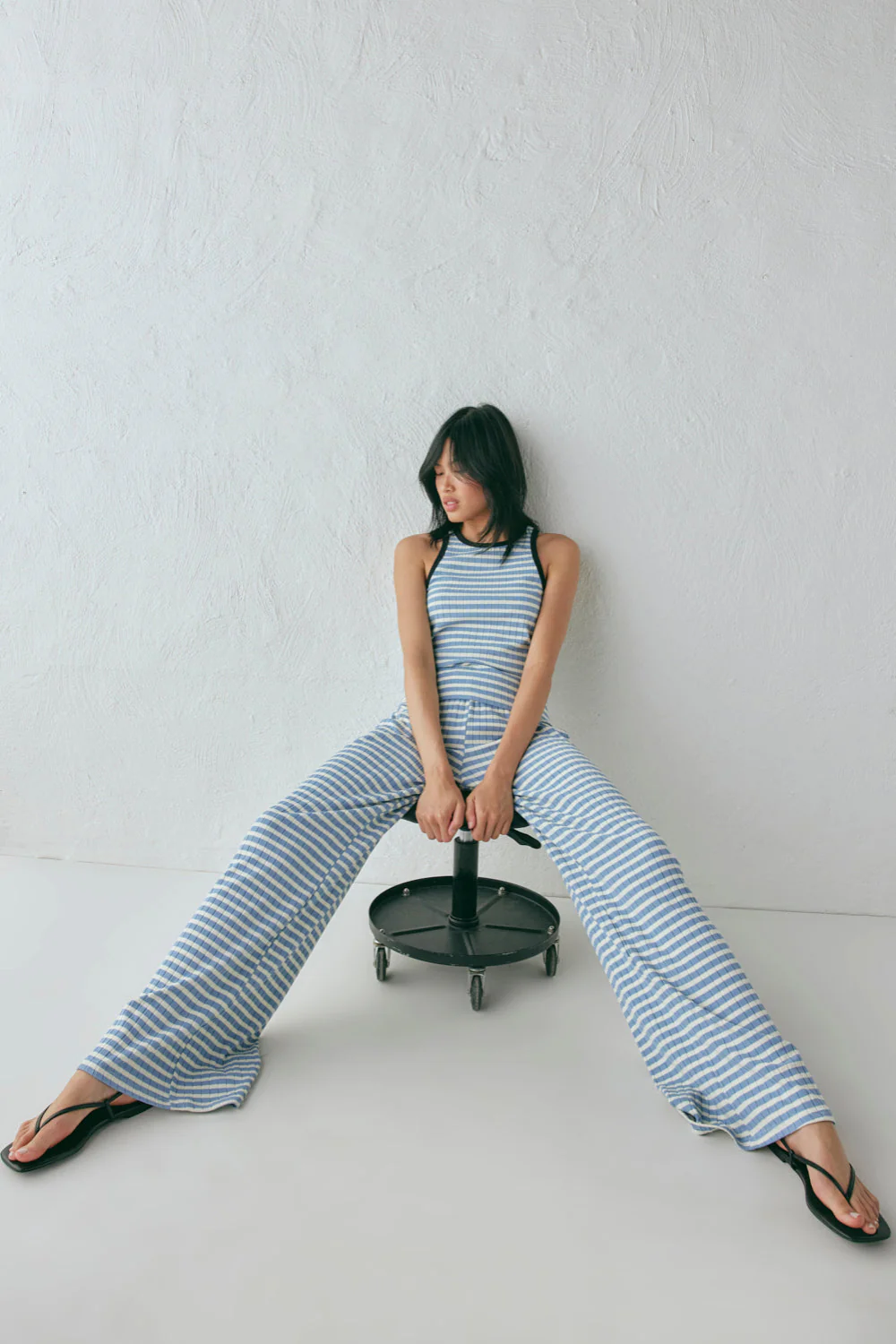 Imogen Pants Blue Stripe - Image 8