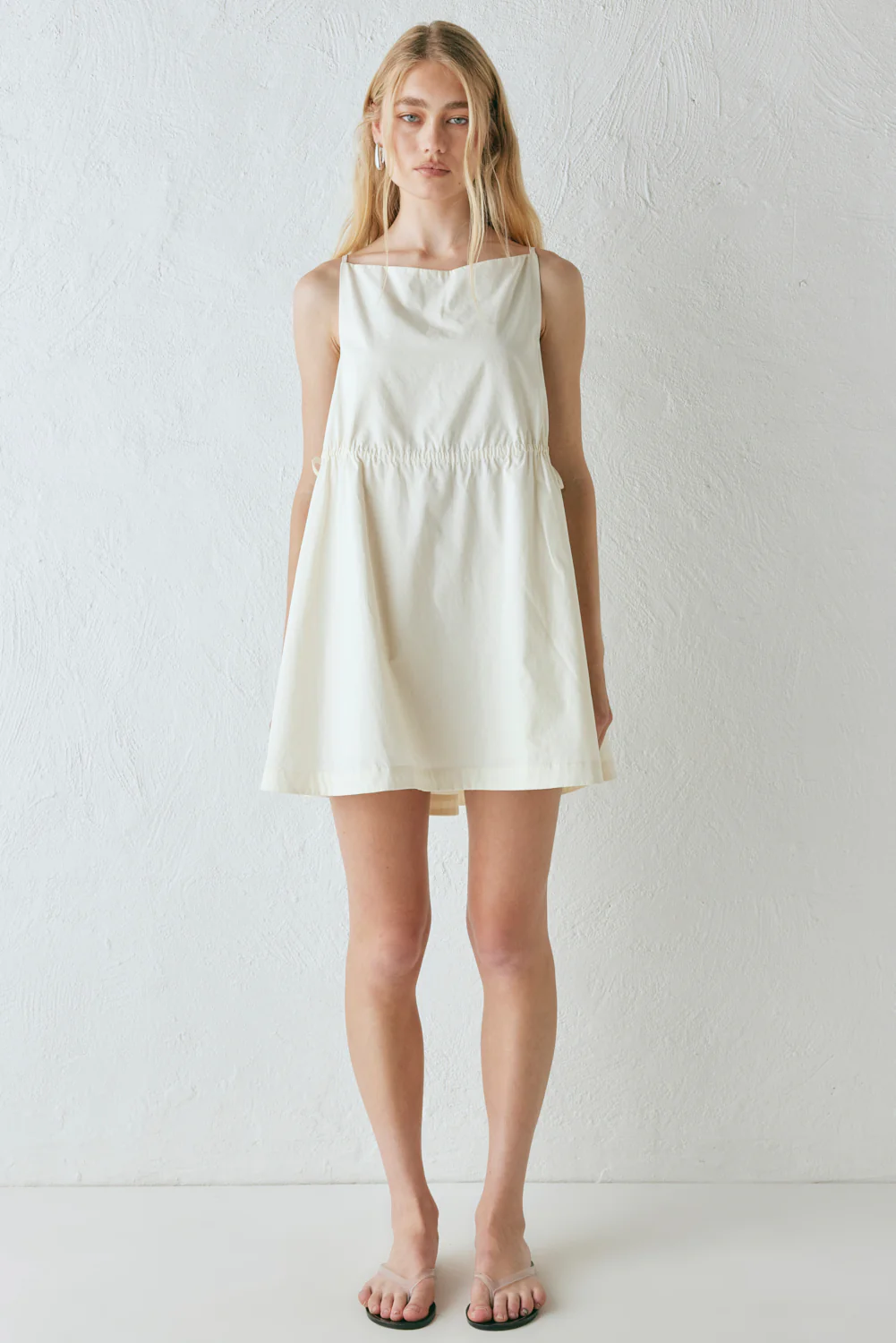 Indi Mini Dress Cream - Image 2