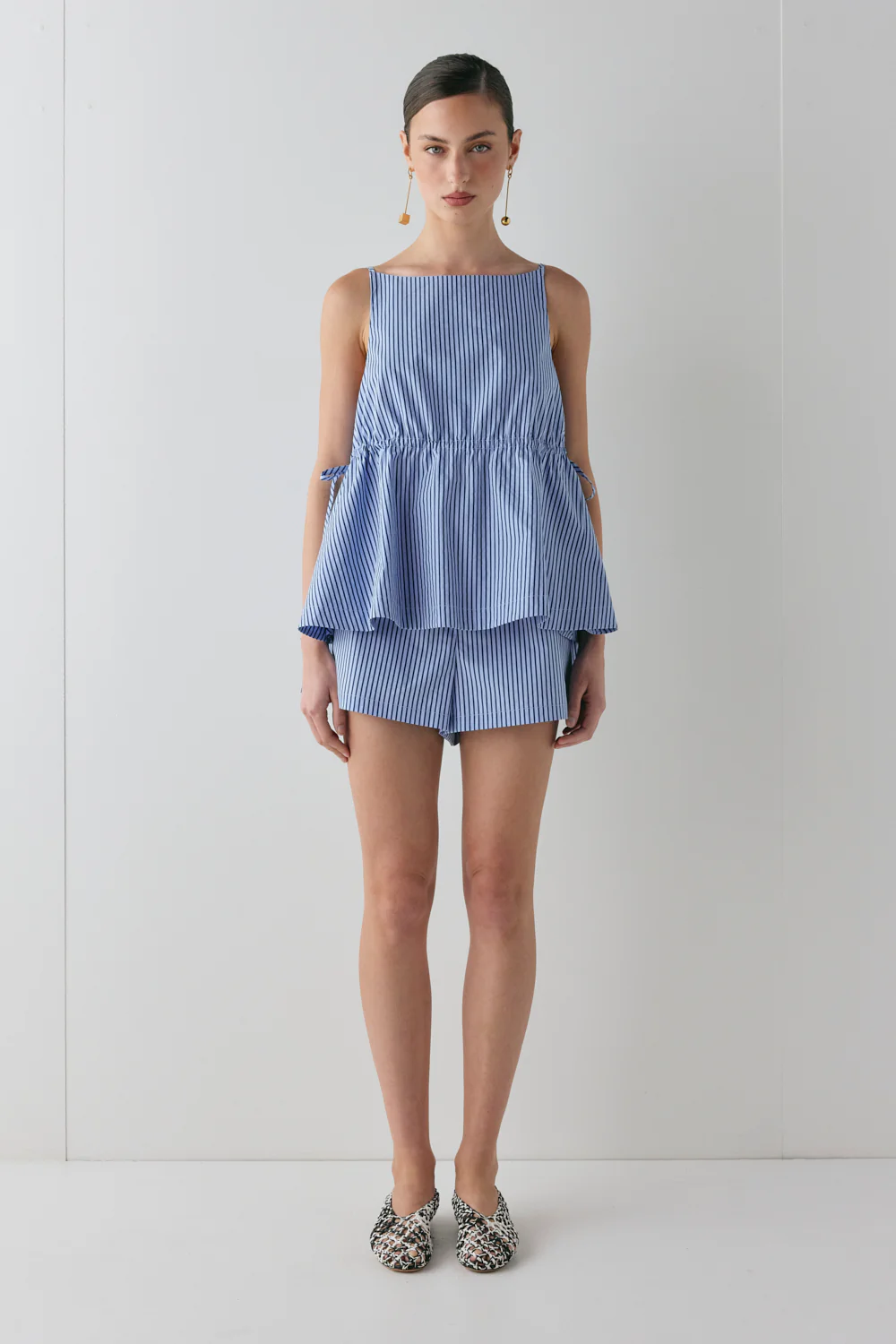 Indi Top Blue Stripe - Image 3