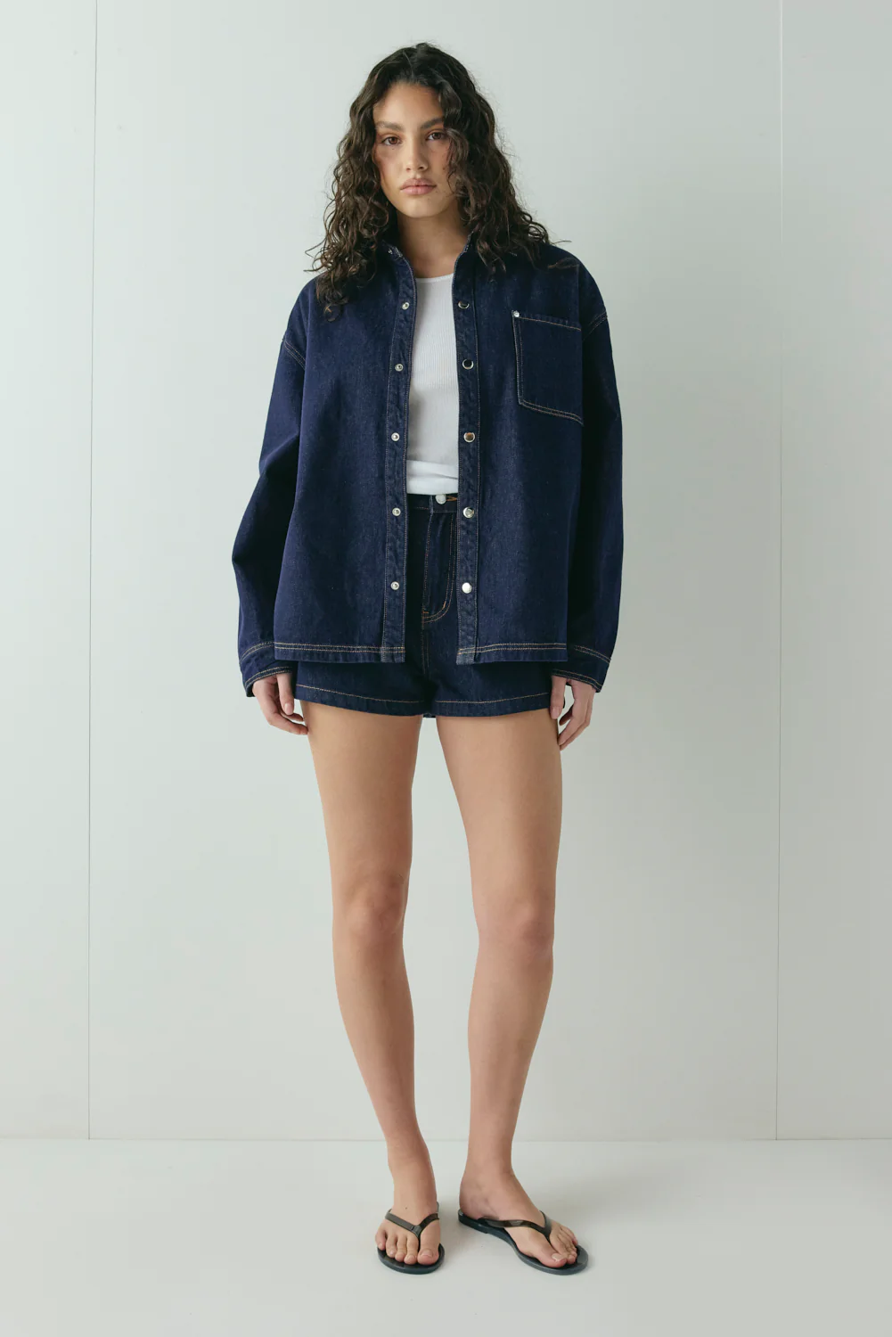 Jac Denim Utility Shirt Indigo