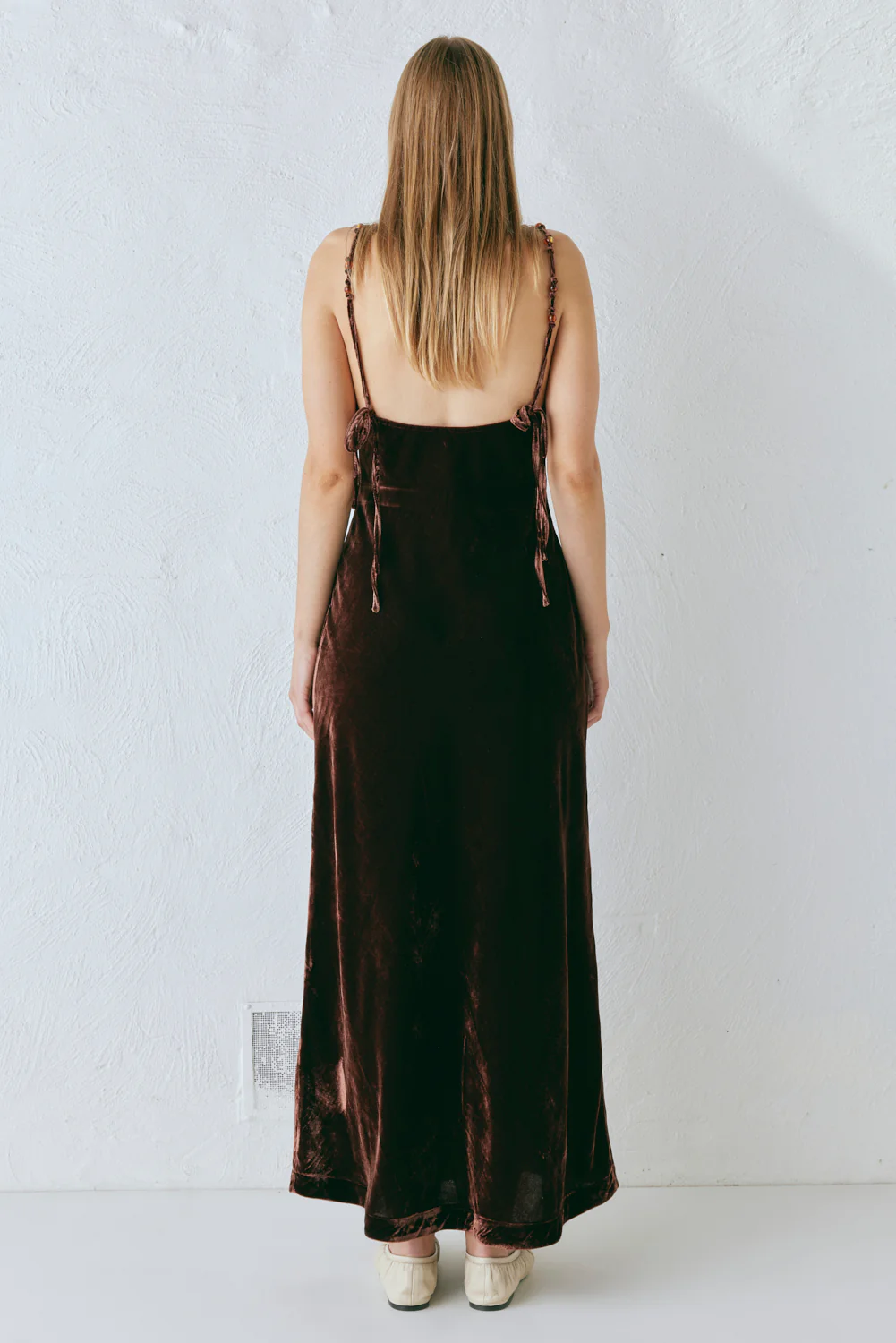 Jade Midi Dress Coffee - Image 8