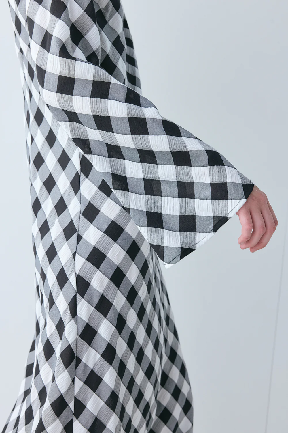Jean Maxi Dress Black Check - Image 7