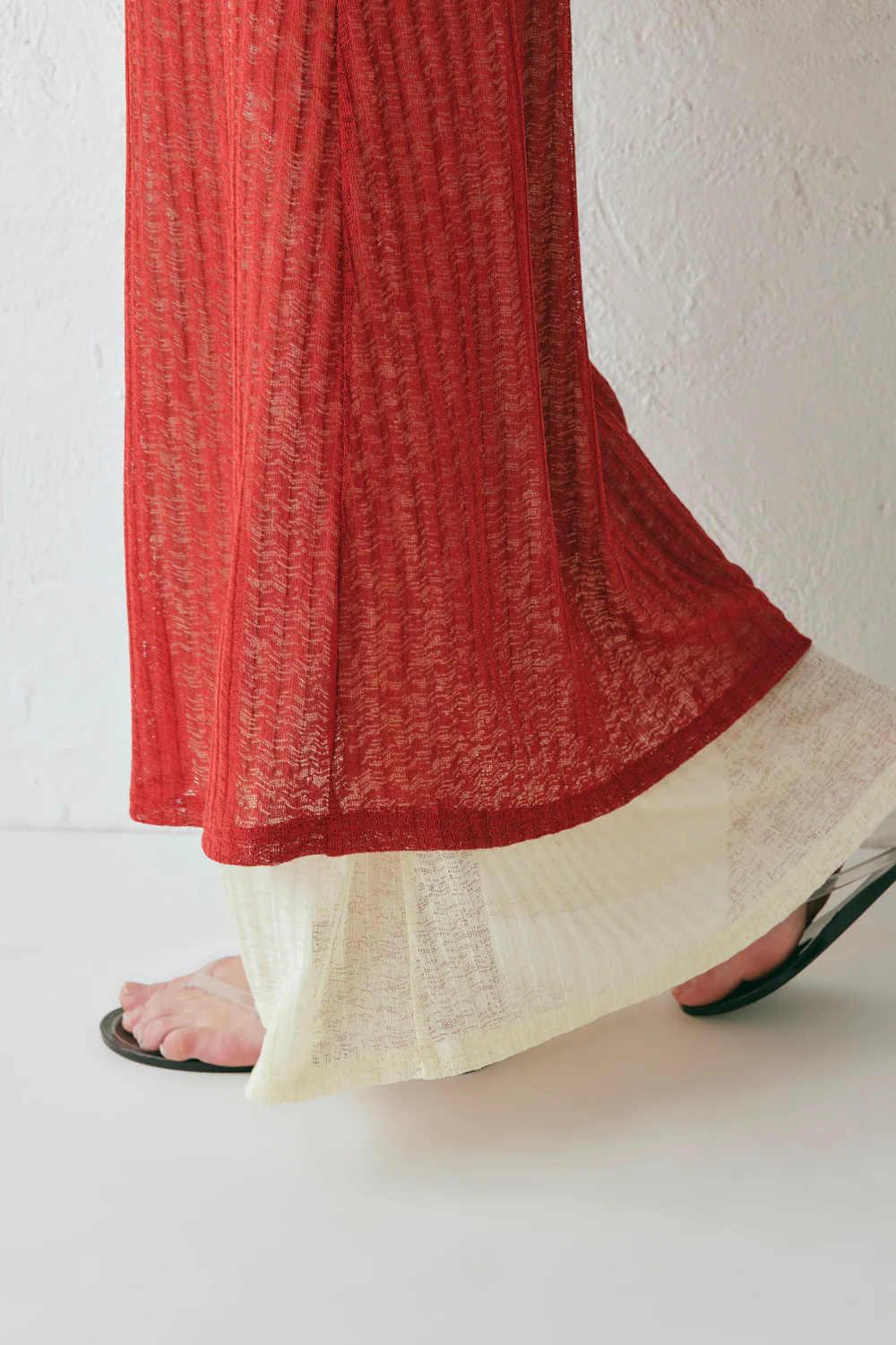 Jil Maxi Skirt Burnt Red - Image 3