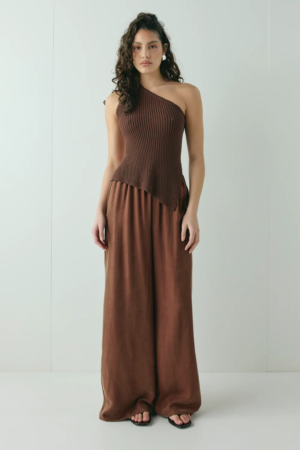 Joni Knit Top Chocolate - Image 3