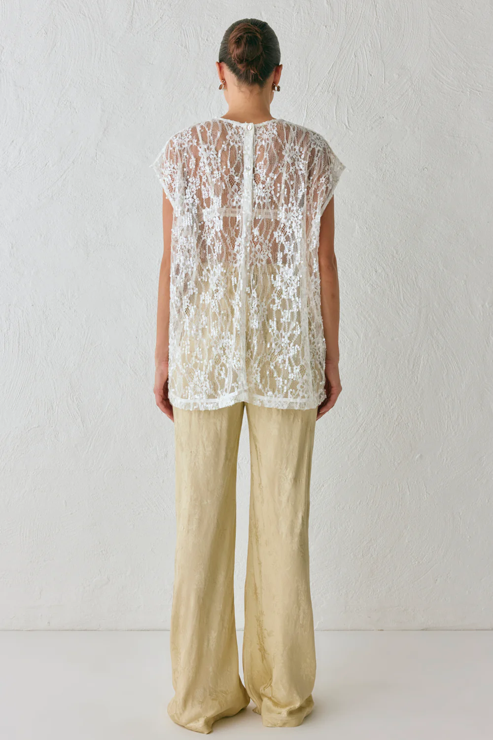 Josefin Jacquard Pants Pistachio - Image 8