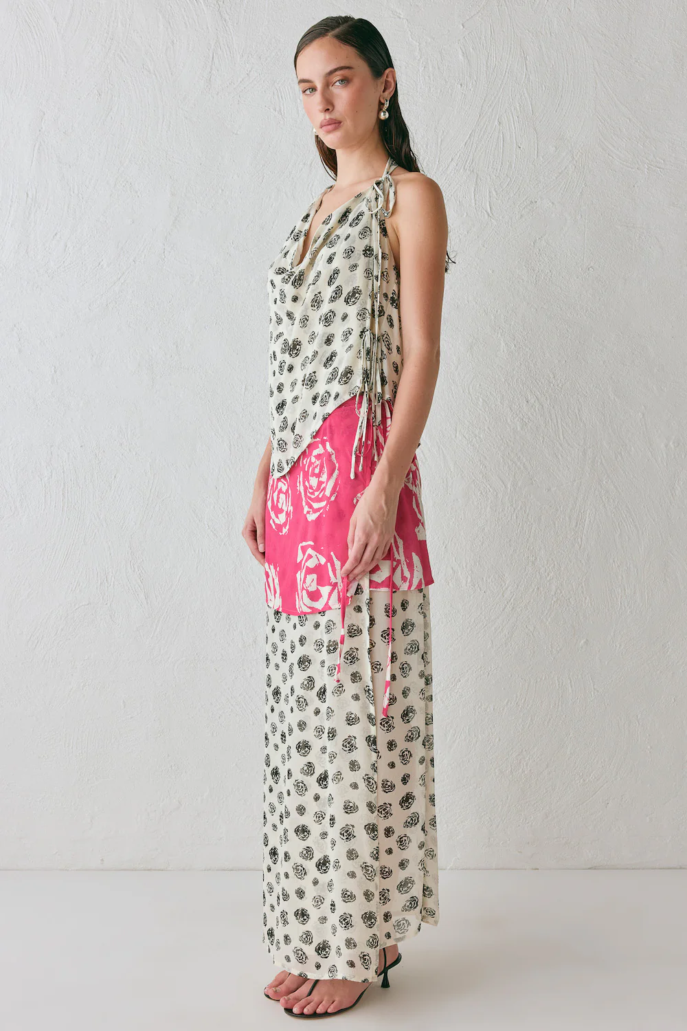Jovana Wrap Maxi Skirt Rosa - Image 6