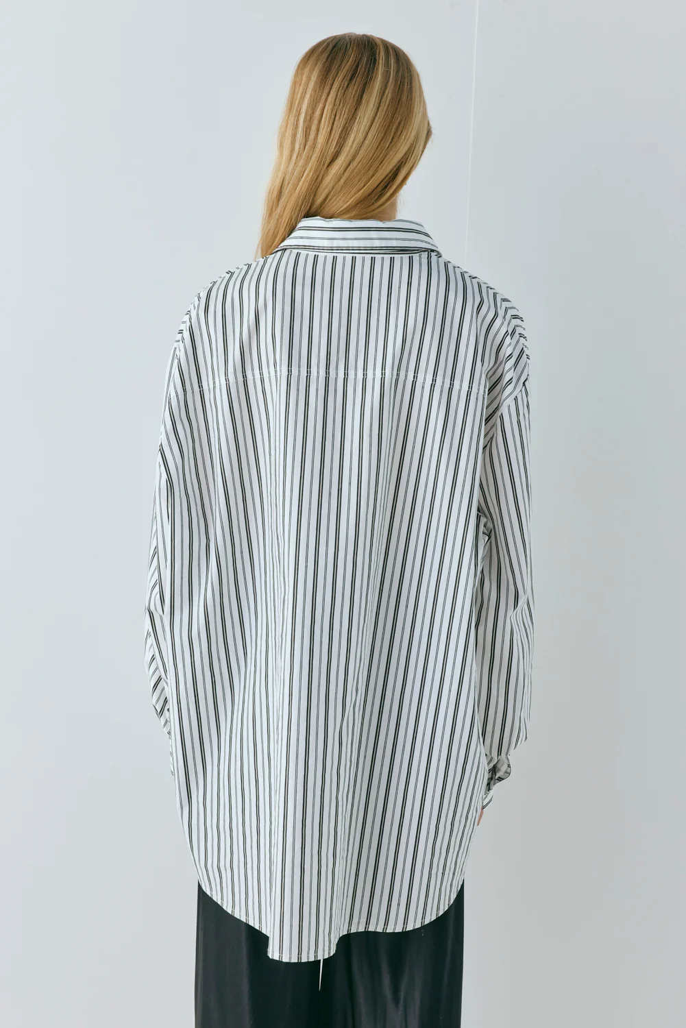 June Shirt Black Stripe - Image 10