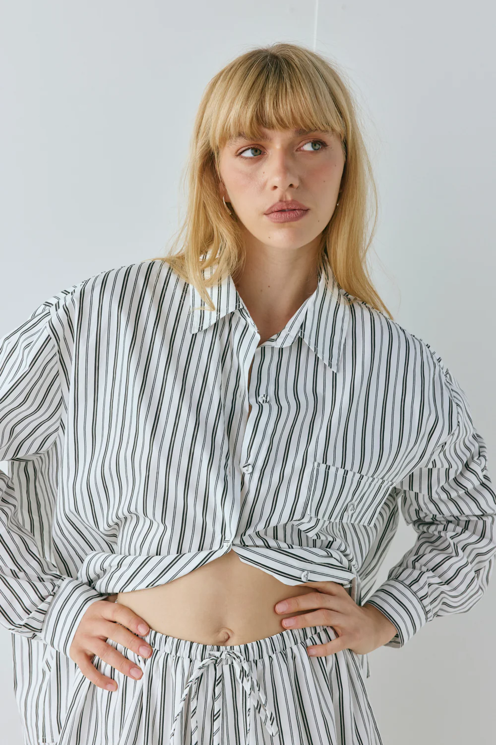 June Shirt Black Stripe - Image 4