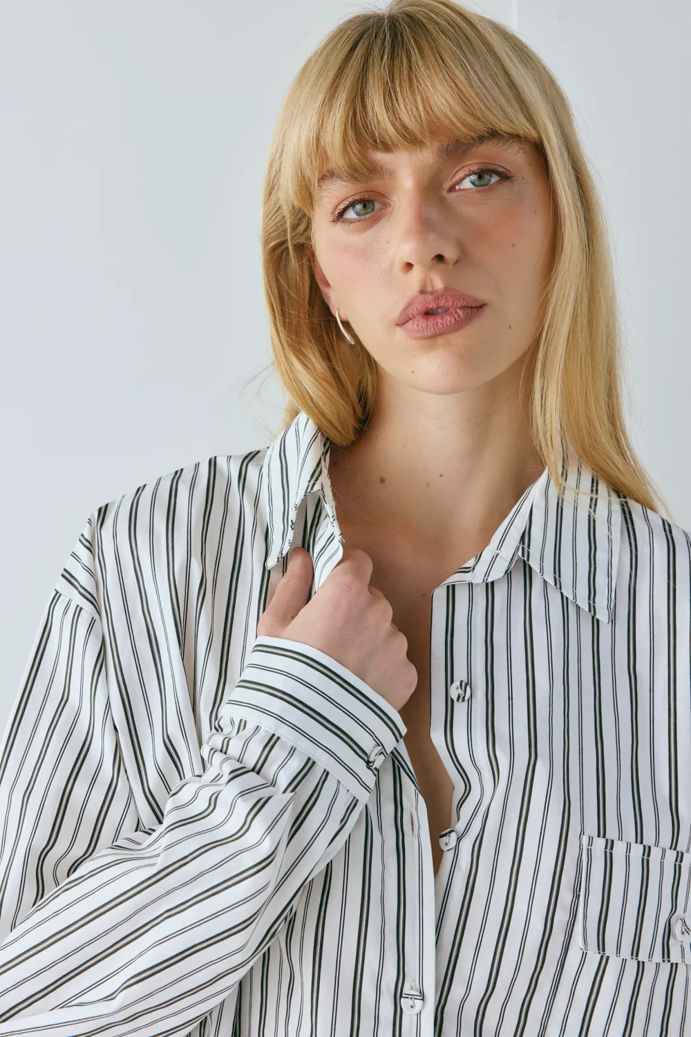 June Shirt Black Stripe - Image 5