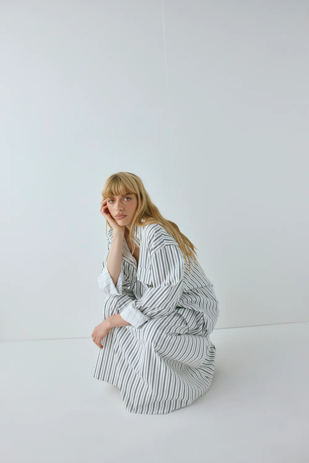June Shirt Black Stripe - Image 7